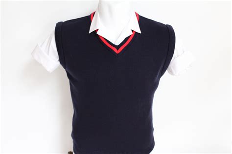 Garstang Navy Slipover - Schoolwear - Uniform & Leisure Company