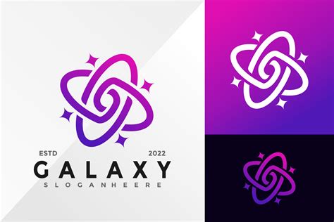 Galaxy Satellite Logo Design Vector illustration template 6224824 Vector Art at Vecteezy