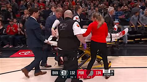 NBA Star Jusuf Nurkic Suffers Gruesome Leg Injury - So Scary! - Perez ...