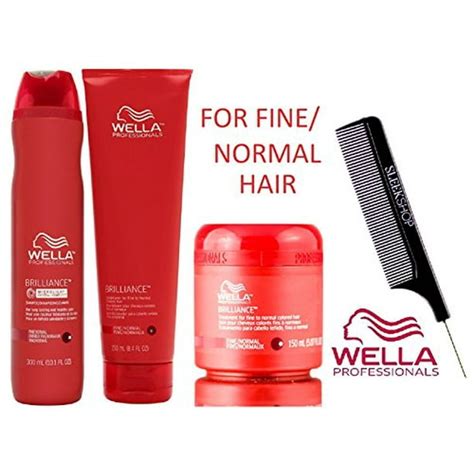 Wella - Wella BRILLIANCE Shampoo & Conditioner for FINE to NORMAL ...