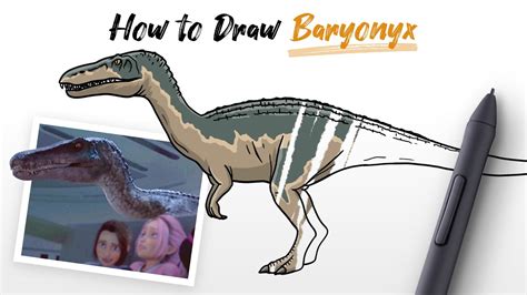 How To Draw A Baryonyx