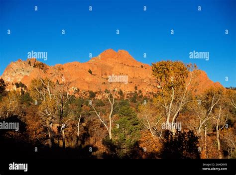 Sleeping Giant, Garden of the Gods, Manitou Springs, Colorado Stock ...