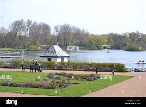 Boating lake at Stanley Park, Blackpool Stock Photo - Alamy