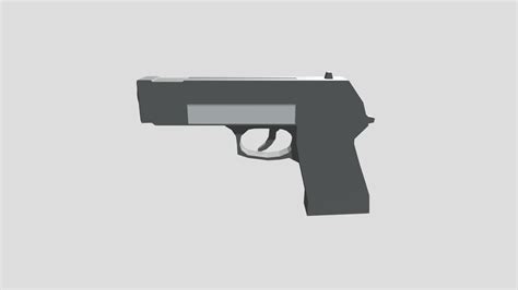 Low Poly Pistol - 3D model by marta.anzolin07 [ee777d2] - Sketchfab