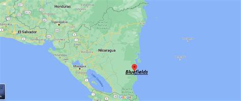 ¿Dónde está Bluefields Nicaragua? Mapa Bluefields - ¿Dónde está la ciudad?