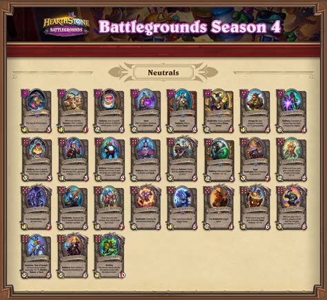 Announcing Battlegrounds Season 4! - Hearthstone