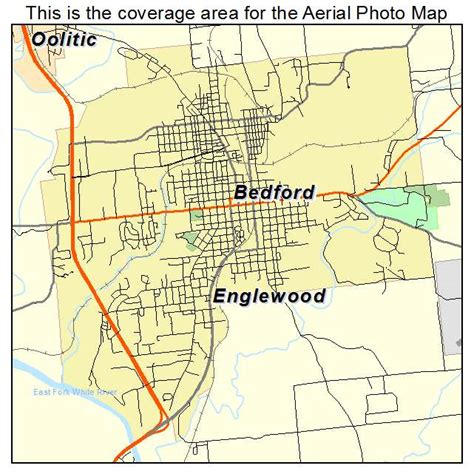 Aerial Photography Map of Bedford, IN Indiana