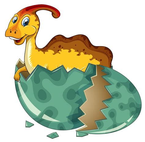 Dinosaur in grey egg 525839 Vector Art at Vecteezy