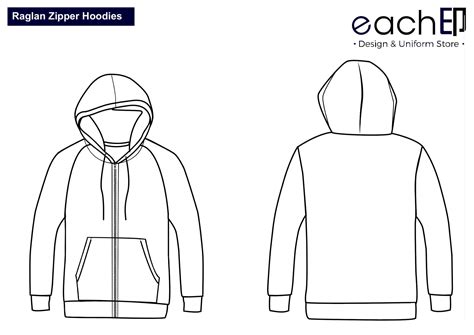 %100 Free Hoodie Templates [Printable] +PDF