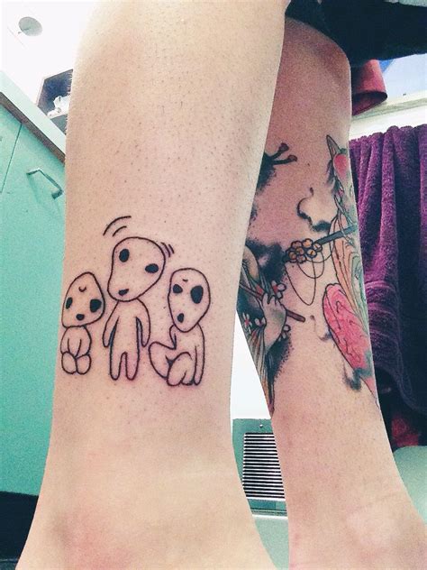 My Kodama tattoo from Princess Mononoke! By apprentice Tessa Cannell at Avatar Tattoos ...