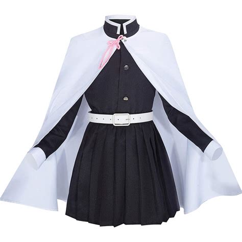 Buy MIAOCOS Anime Demon Slayer Tsuyuri Kanao Cosplay Kid Girls Uniform Costume Child Adult Dress ...