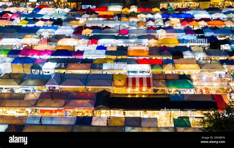 Bangkok Night Market Stock Photo - Alamy