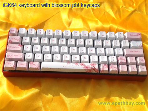 iGK 64: compact 65% keyboard (metal case, pbt keycaps, custom key ...