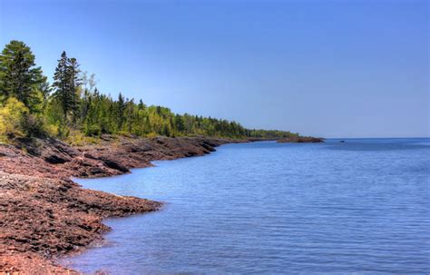 Shoreline of Lake Superior in the Upper Peninsula, Michigan image - Free stock photo - Public ...