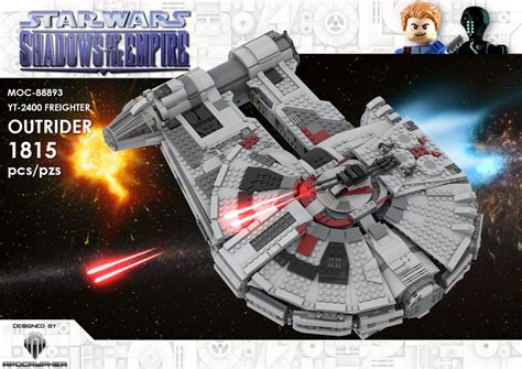 LEGO MOC YT-2400 Freighter / Outrider / Sato's Hammer - Playset by ...