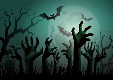 Illustration of Halloween Zombie Party. 585907 Vector Art at Vecteezy