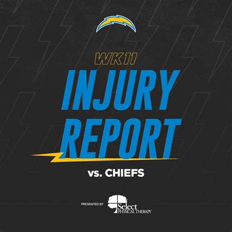 Los Angeles Chargers on Twitter: "wednesday's chiefs-chargers injury ...