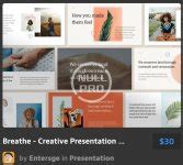 Download Breathe - Creative Presentation Template + Images 2022-08-17 | FREE Download Nulled Pro ...