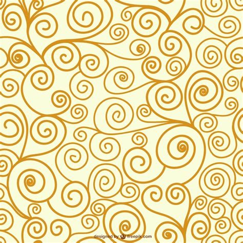 Free Vector | Editable swirl seamless pattern