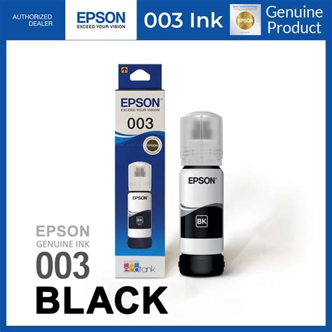 Epson 003 Black Ink Original Brand New for Epson L1110 L3110 L3116 L3150 L3156 L5190 | Shopee ...