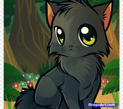 Gato gatito anime dibujo, gato anime, mamífero, gato como mamífero png | PNGEgg