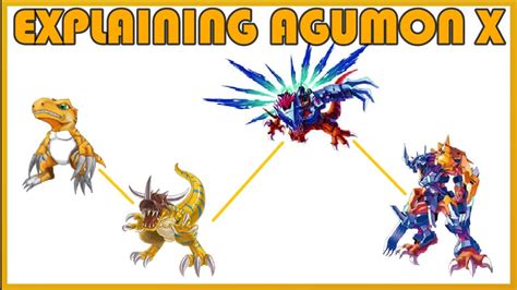 Explaining Digimon: AGUMON X DIGIVOLUTION LINE [X-Antibody #3] - YouTube