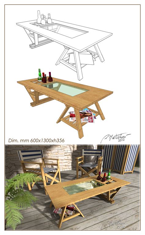 SKETCHUP TEXTURE: 3D MODEL COFFEE TABLES