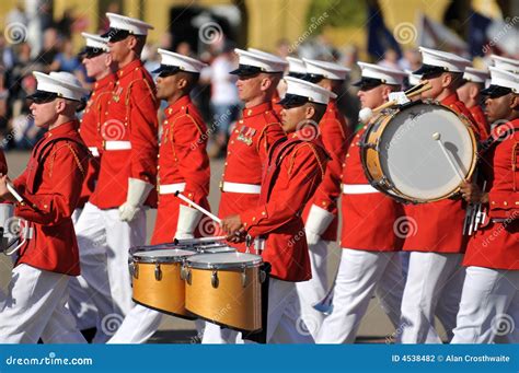 Marine Corps Marching Band editorial photography. Image of marine - 4538482