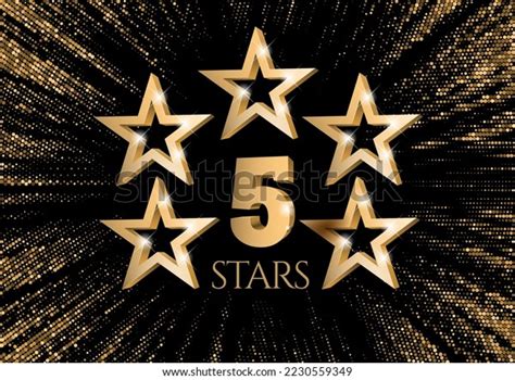 Five Gold Stars Rating Quality Symbol Stock Vector (Royalty Free) 2230559349 | Shutterstock