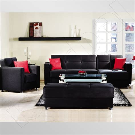 Red room with white furniture - Hawk Haven