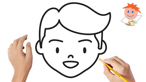 How to draw a boy head | Easy drawings - YouTube