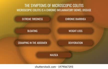 Symptoms Microscopic Colitis Vector Illustration Medical Stock Vector (Royalty Free) 1979067293 ...