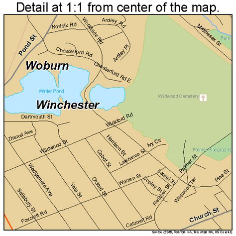 Winchester Street Map