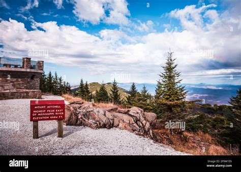 A view from top of the East. Mt Mitchell summit Stock Photo - Alamy