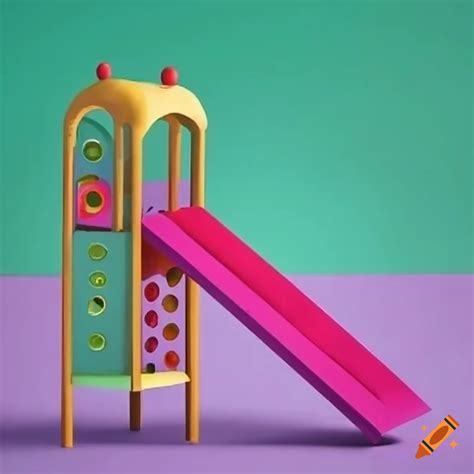 Colorful and surreal playground
