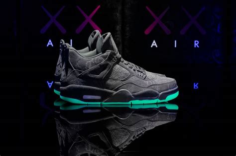 Air Jordan 4 KAWS Cool Grey Glow 930155-003 - Sneaker Bar Detroit