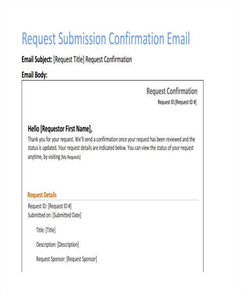 Confirmation Email - 10+ Examples, Format, Pdf, Tips