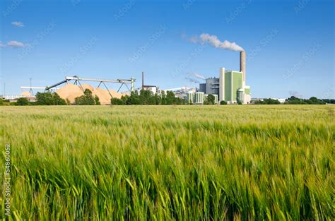 Green factory Stock Photo | Adobe Stock