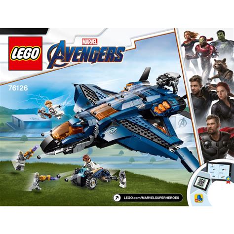 LEGO Avengers Ultimate Quinjet Set 76126 Instructions | Brick Owl ...