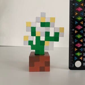 Minecraft Azure Bluet in Flower Pot - Etsy