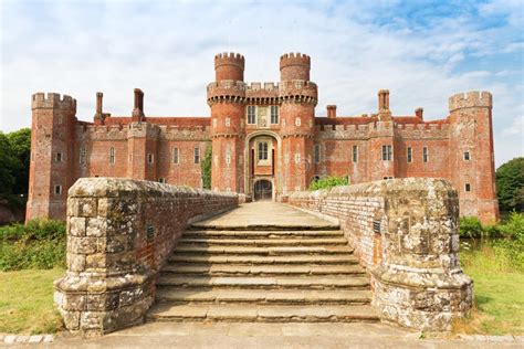 Brick Herstmonceux Castle in England East Sussex Stock Image - Image of heritage, fortress: 99905389