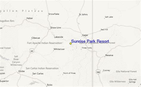 Sunrise Park Resort Ski Resort Guide, Location Map & Sunrise Park Resort ski holiday accommodation