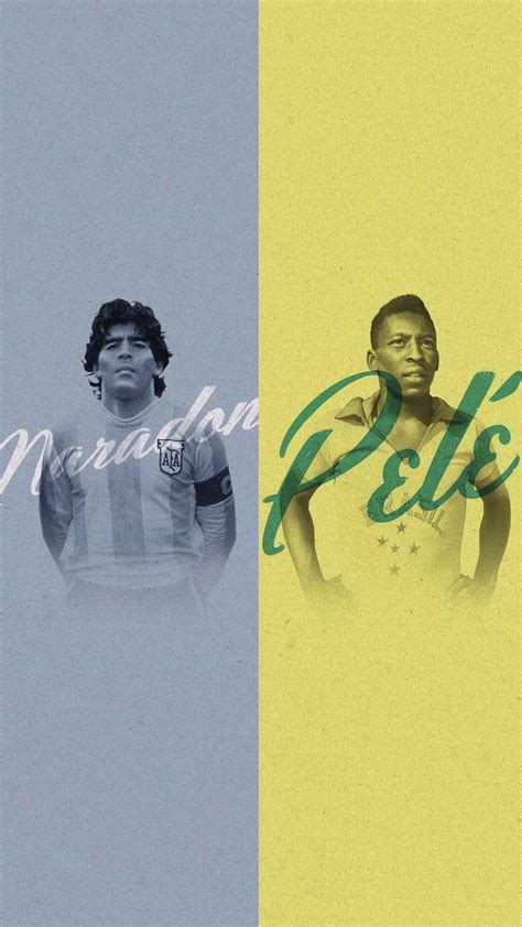 Pele And Maradona Wallpaper - iXpap