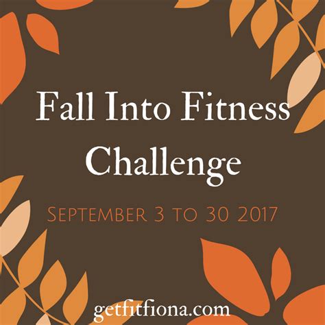 Fall Into Fitness Challenge - Get Fit Fiona