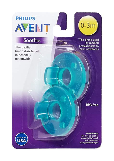 Buy Philips Avent Silicone 2 Pack Avent Soothie Pacifier Green 0 3 ...