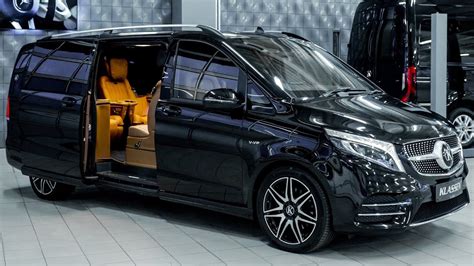 2023 Black Mercedes V-Class - Custom Luxury Van in Detail | Luxury van, Mercedes benz vans ...