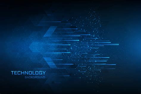 Technology digital concept blue background 693782 Vector Art at Vecteezy