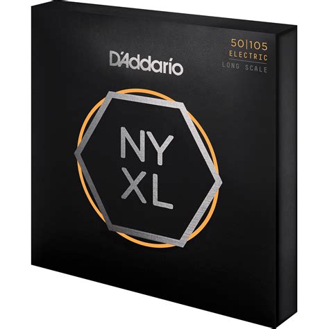 D'Addario NYXL50105 Medium Electric Bass Strings NYXL50105 B&H