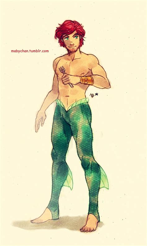 Male!Ariel by MabyMin on DeviantArt in 2020 | Disney gender bender, Gender bent disney, Disney art