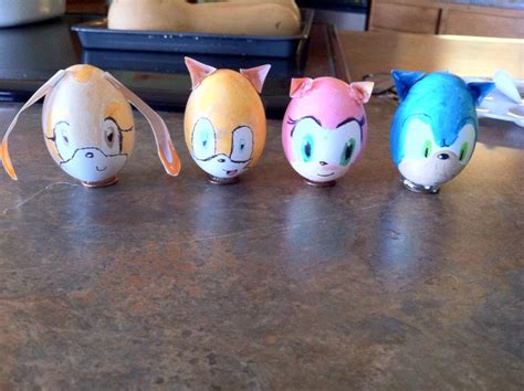 Sonic Easter Eggs by XxGingerSharkxX on DeviantArt